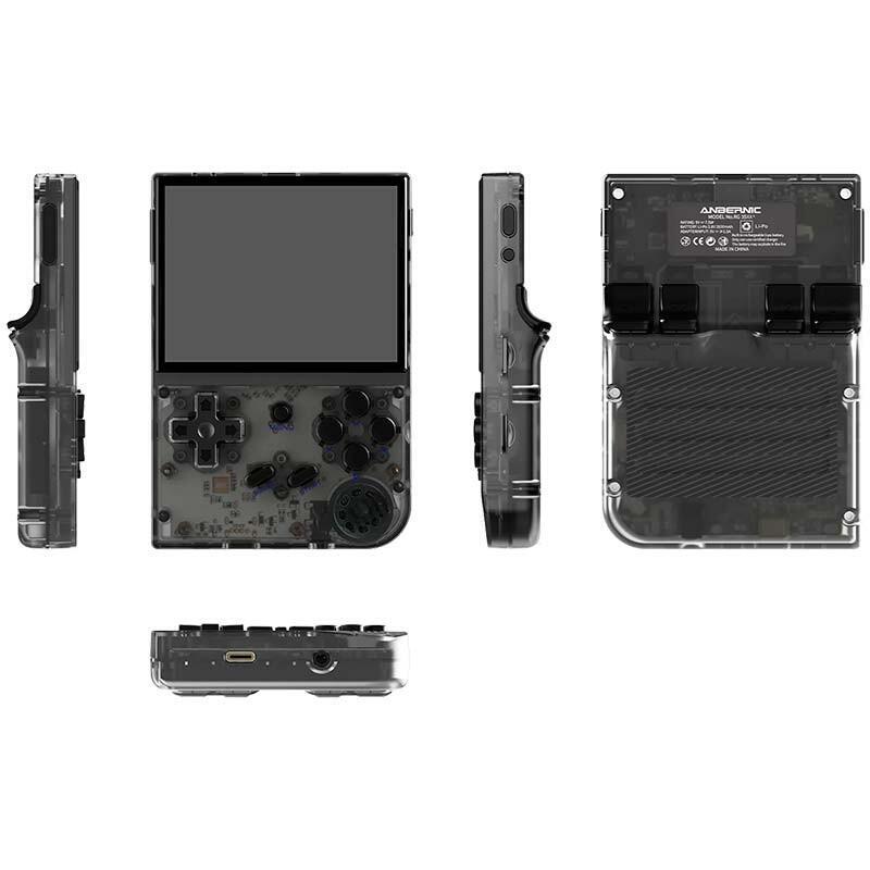 Consola Retro Portátil Anbernic Rg35xx 2024 64gb Negro Transparente