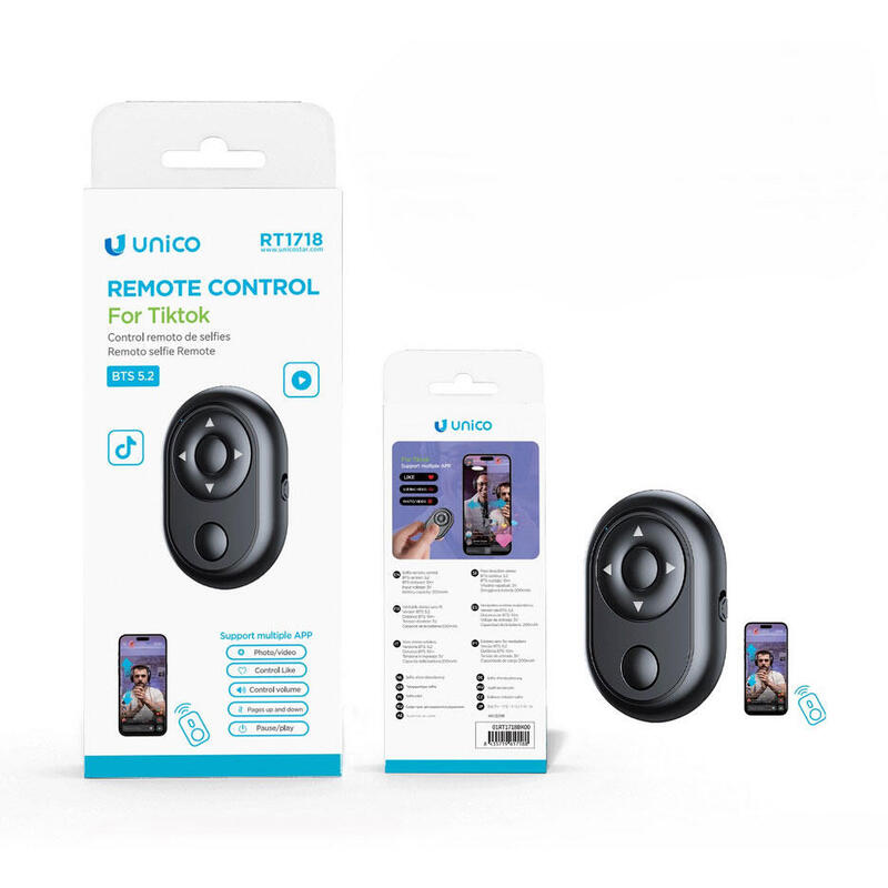 Control Remoto Bt Para Tiktok Rt1718