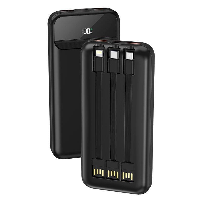 Cool Batera Externa Power Bank 10.000 Mah Carga Rpida 22.5w (3 Cable