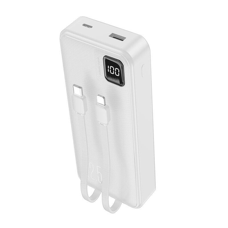 Cool Bateria Externa Universal Power Bank 22.5w 20.000 Mah (Tipo-C / Lightning) Blanco