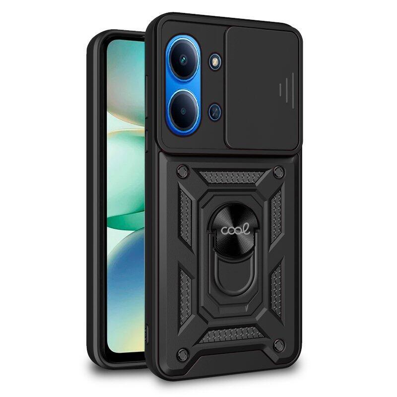 Cool Carcasa Xiaomi Redmi 15c / 15c 5g / Poco C85 Hard Ring Negro