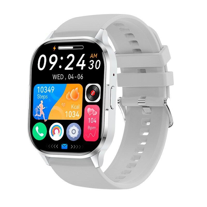 Cool Smartwatch Delta Silicona Gris (Amoled, Llamadas, Salud, Deporte)