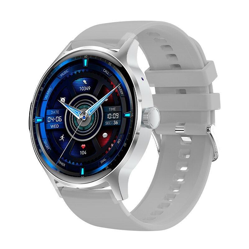 Cool Smartwatch Iris Silicona Gris (Amoled, Llamadas, Salud, Deporte)