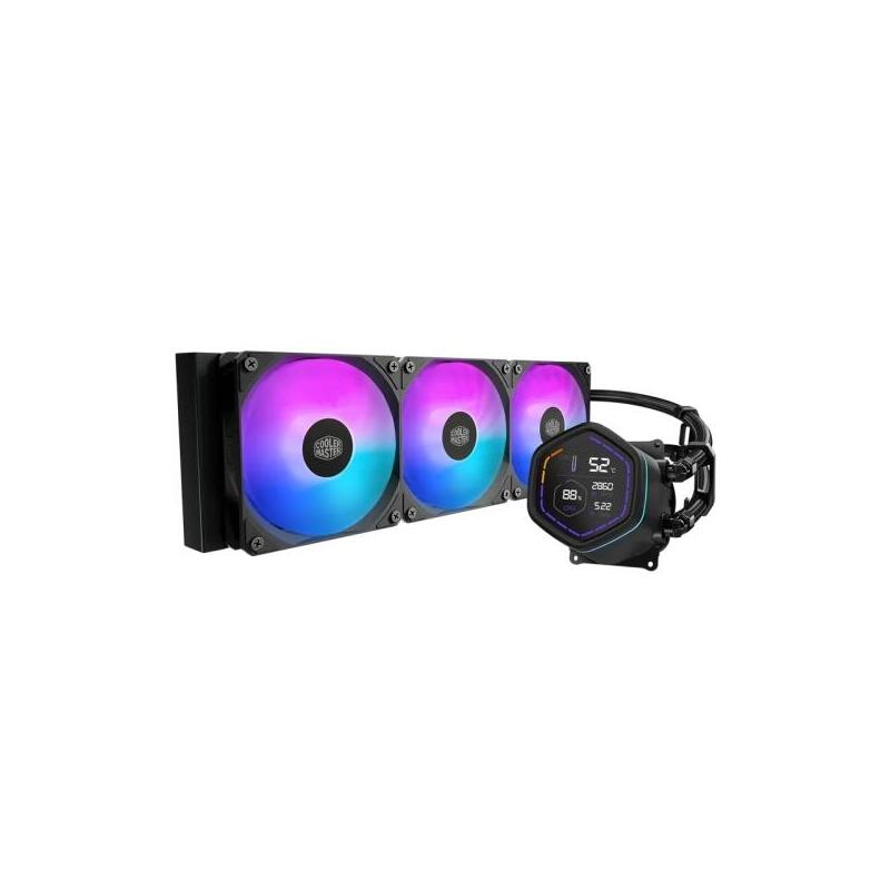 Refrigeracion Liquida Cpu Cooler Master Masterliquid Core Nex Digital 360 Argb Pantalla Led Digital 2,1" - Color