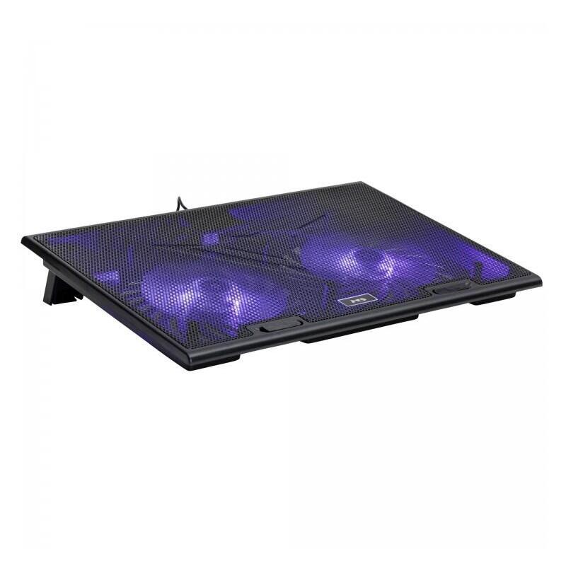 Cooling Pad Ms Cool D10 5 Negro Led 2x Usb