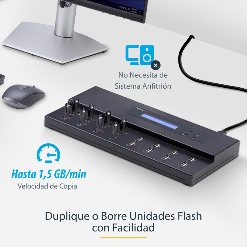 Copiador Clonador De Unidades De Memoria Flash Usb 1:15