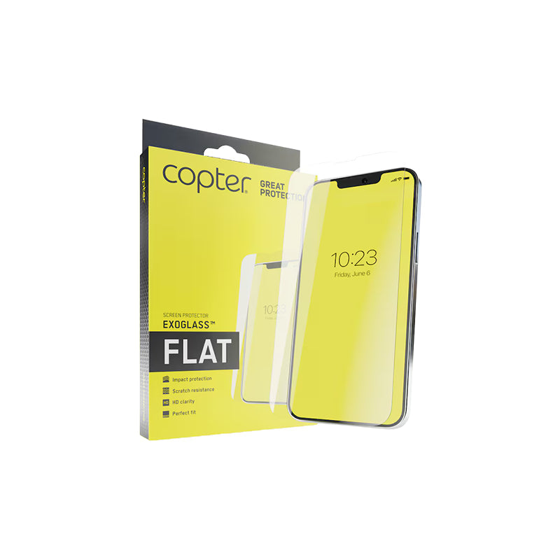 Copter Screen Protector Exoglass Flat For Iphone 15 / 15 Pro / 16