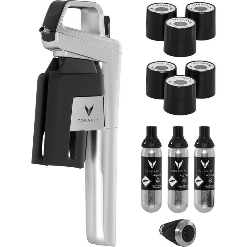 Coravin Wine System Timeless Six + 12 Pcs.