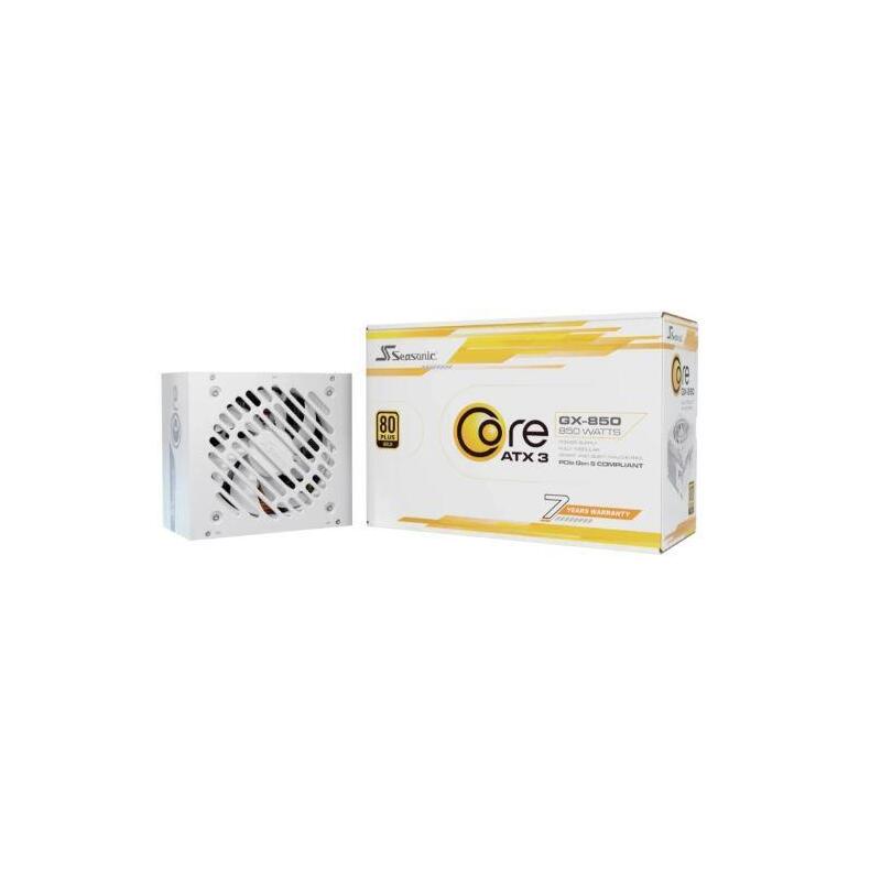 Core Selelic Gx-850-V2-White 850w, Fuente De Alimentación De Pc White, 1x De 12 Pines Gpu De Alta Potencia, 2x Pcie, Cabal Management, 850 Vatios Srp-Cgx851-A5a32sf-W