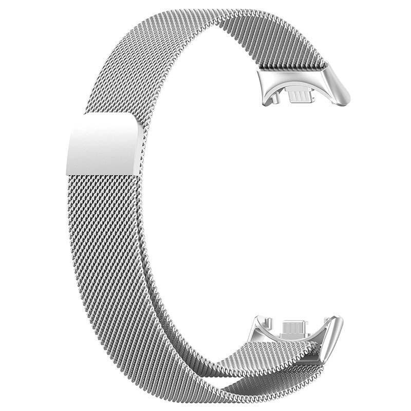 Correa Milanesa Magnética Xiaomi Mi Smart Band 8 Plata