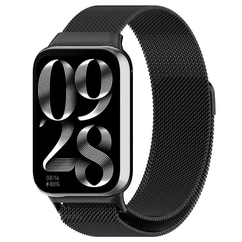 Correa Milanesa Magnética Xiaomi Mi Smart Band 8 Pro / Redmi Watch 4 Dorado Rosa