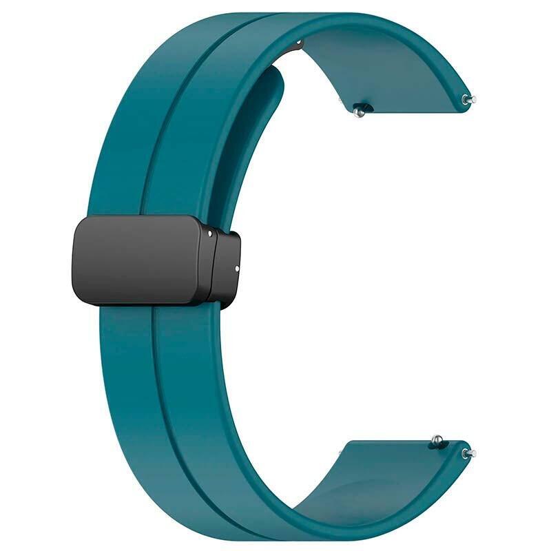 Correa Universal Cierre Magnético 22mm Azul Para Smartwatch Xiaomi/Amazfit/Samsung/Huawei/Realme/Ticwatch