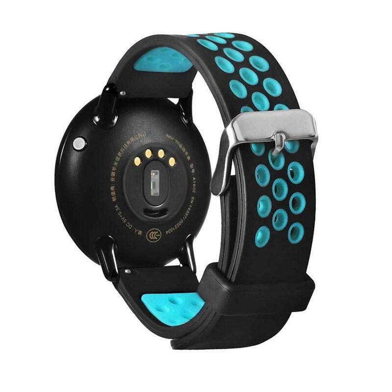 Correa Universal Hebilla 22mm Para Smartwatch Xiaomi/Amazfit/Samsung/Huawei/Realme/Ticwatch (Azul)