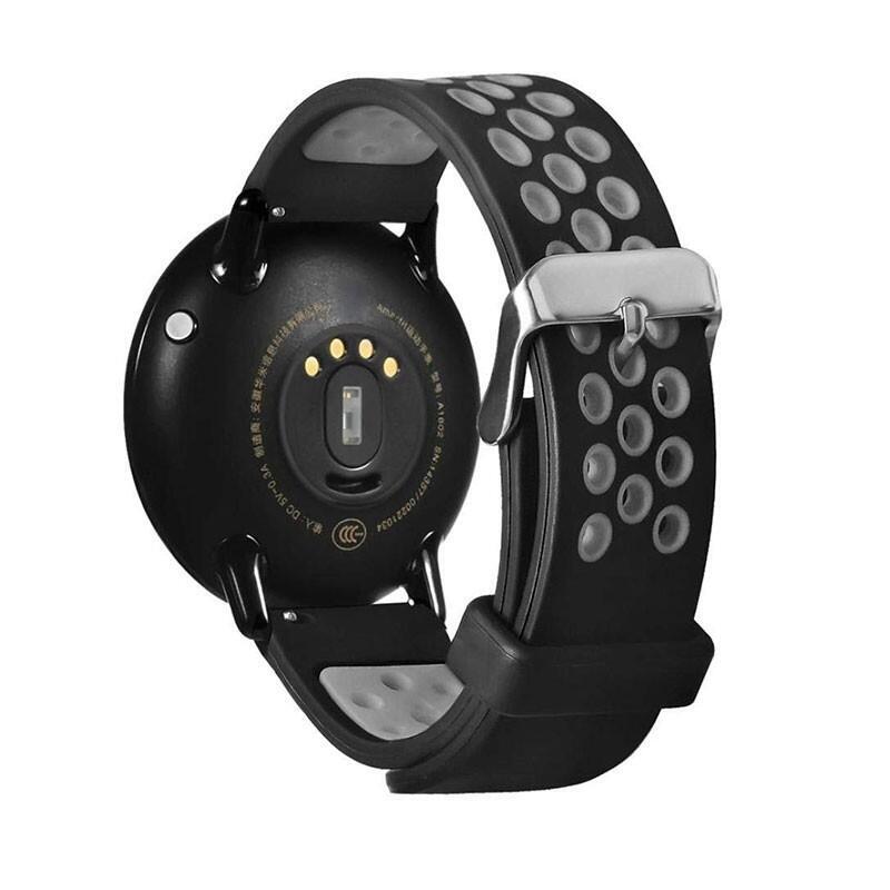 Correa Universal Hebilla 22mm Para Smartwatch Xiaomi/Amazfit/Samsung/Huawei/Realme/Ticwatch (Gris)