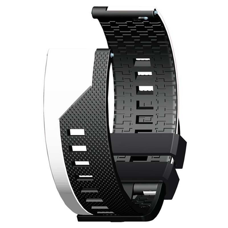 Correa Universal Stripe 22mm Para Smartwatch Xiaomi/Amazfit/Samsung/Huawei/Realme/Ticwatch (Negro)