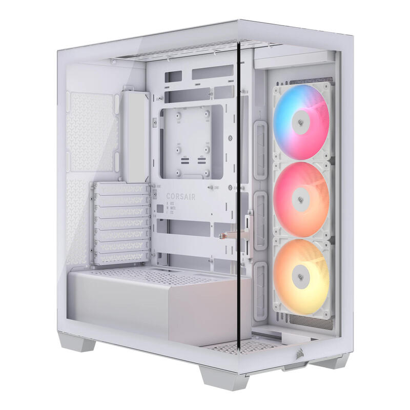 Corsair Geh Midi 3500x Rsr Argb Tempered Glass Blanco