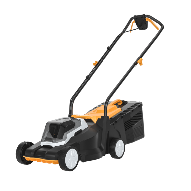 Cortacésped Batavia De 18 V, 32 Cm (Desnudo), Color Amarillo
