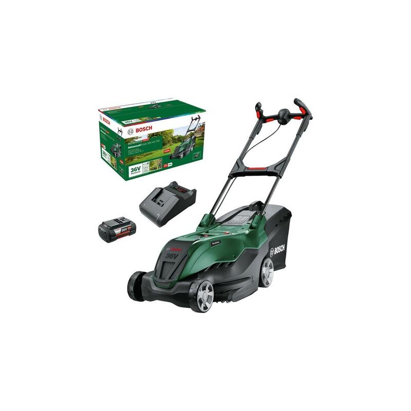 Cortacésped Bosch Inalámbrico Advancedrotak 36v-44-750 Solo, 36volt Verde/Negro, Sin Batería Ni Cargador, Power For All 06008b9g00