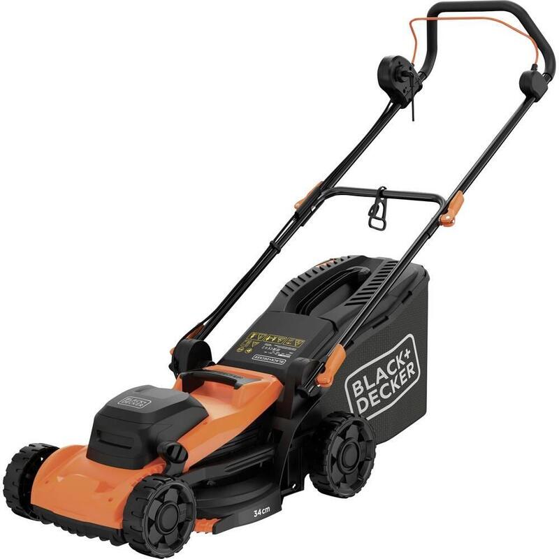Cortacésped Eléctrico Con Cable Black+Decker Bemwp340 De 1400 W