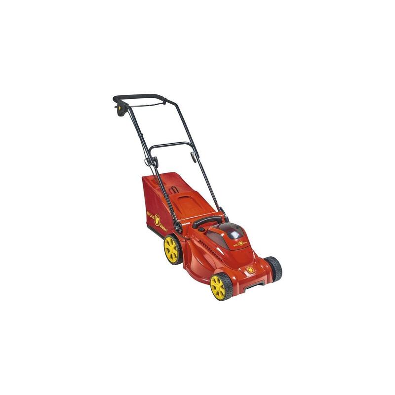 Cortacésped Inalámbrico Wolf-Garten Lycos 40/340 Mh Rojo, Batería Li-Ion 2,5ah 18hkej43650