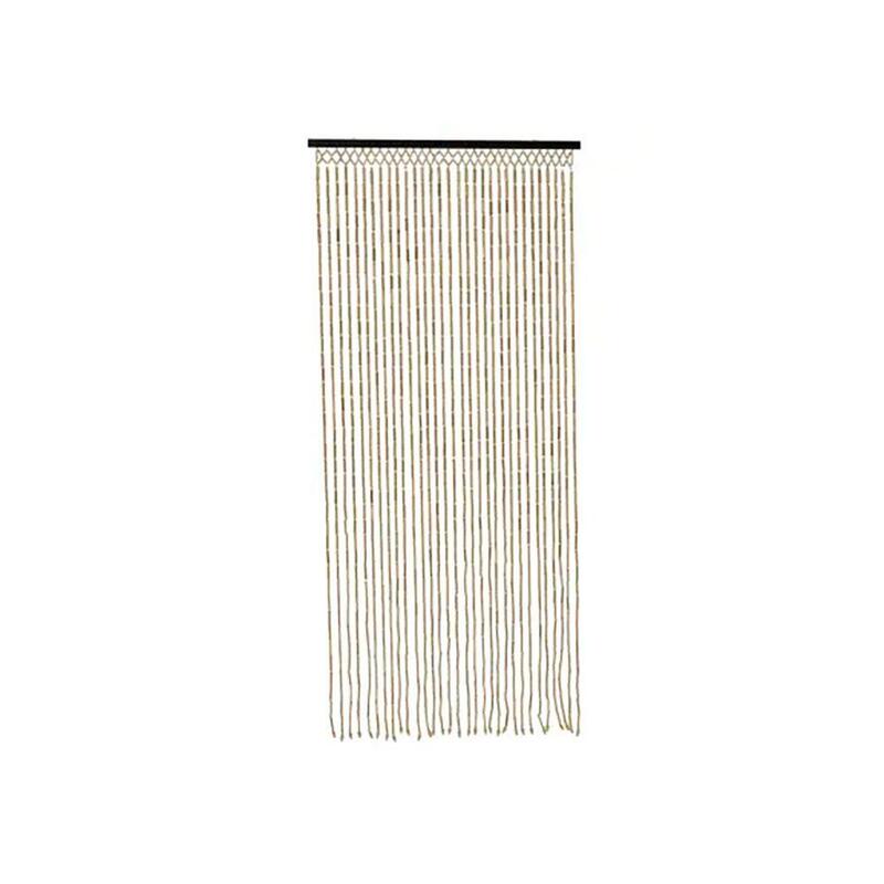 Cortina De Bambú, Color Natural, Para Puerta, 90 X 200 Cm