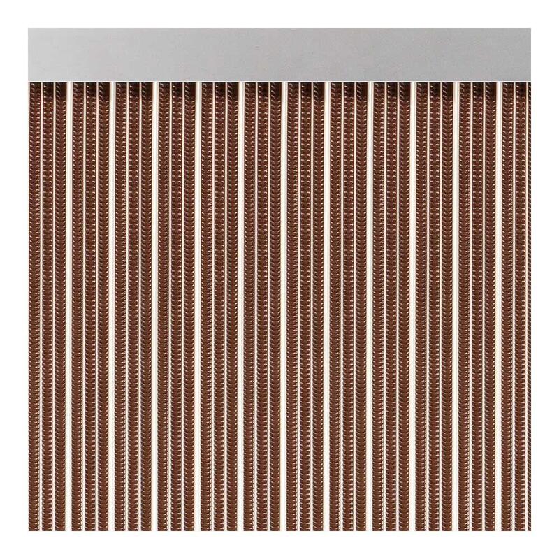 Cortina Puerta Cinta S-350 Color Marrón 90x210cm M63569 Acudam
