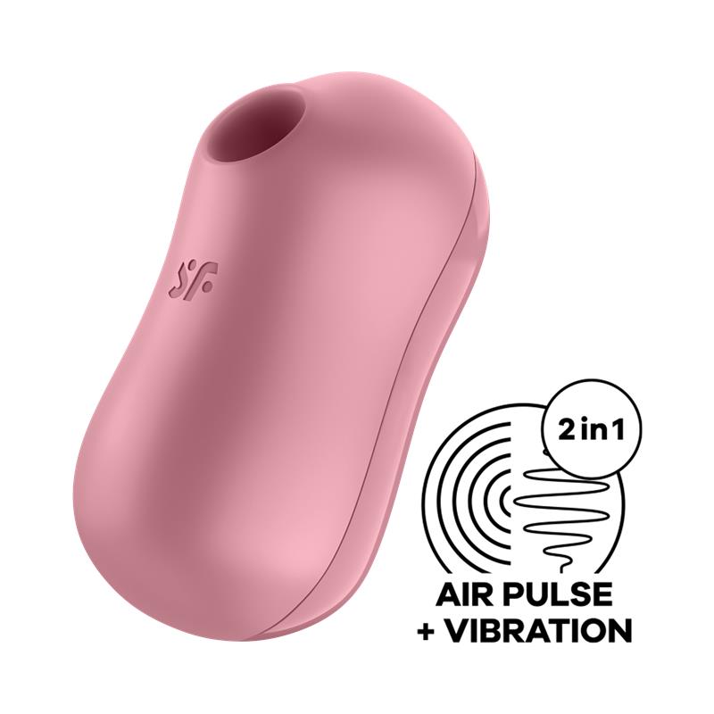 Satisfyer - Cotton Candy Estimulador Y Vibrador Rosa