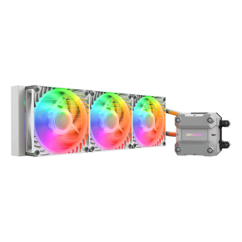 Cougar Cpu Refrigeracion Liquida Poseidon Ultra 360, Argb, Blanco