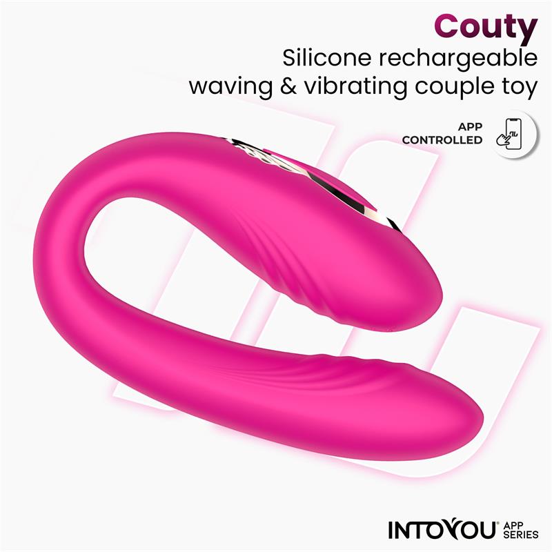 Couty Juguete Para Parejas Con Oscilación 360º Con App