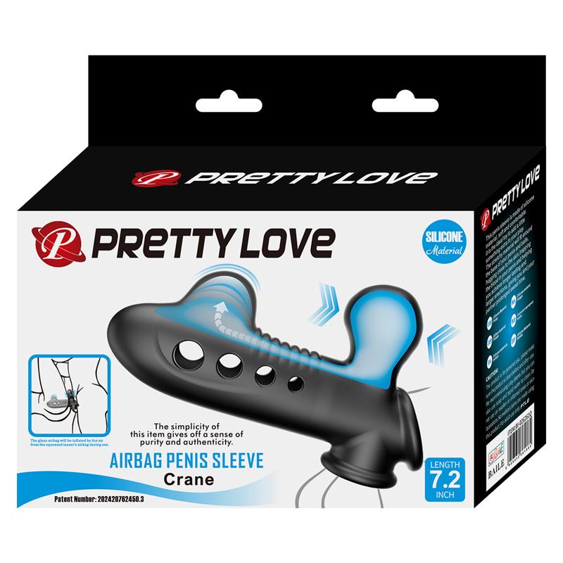 Pretty Love - Crane Funda Para Pene Con Airbag Negro