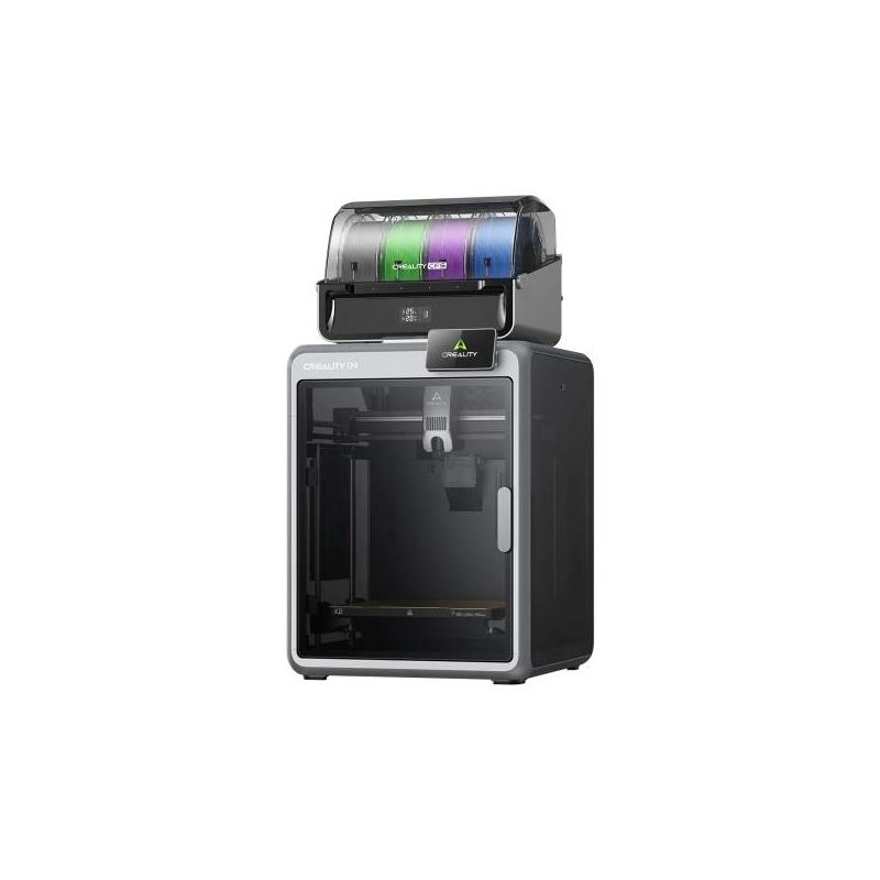 Creality K2 Combo Impresora 3d Cerrada + Unidad Cfs - Volumen 26x26x26cm - Impresion De Alta Velocidad De Hasta 600mm/S