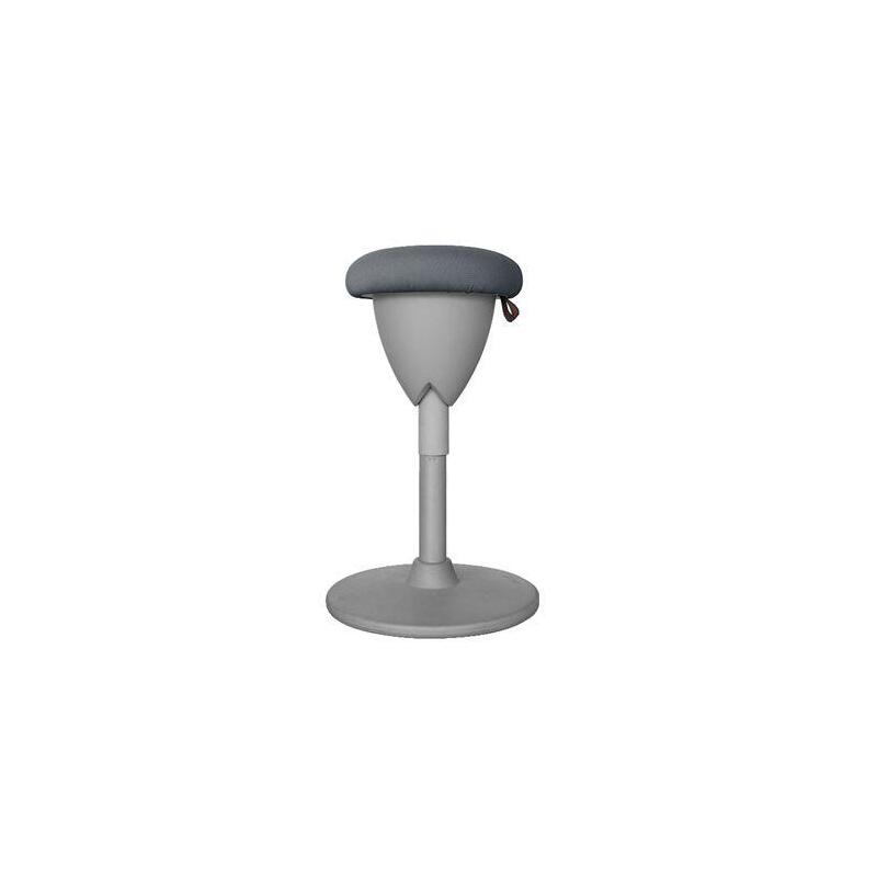 Cromad Silla Giratoria Ergonomica - Diseño Autoequilibrado - Asiento Ajustable - Espuma Moldeada - Giro 360º