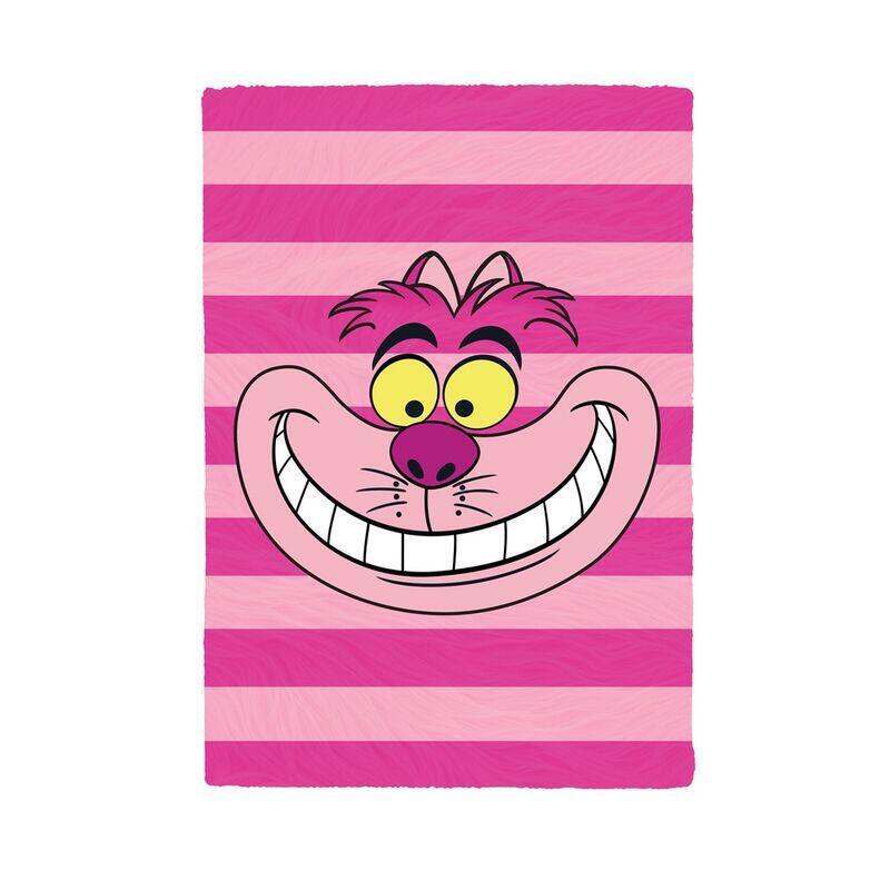 Cuaderno A5 Premium Felpa Cheshire Alicia En El Pais De Las Maravillas Disney