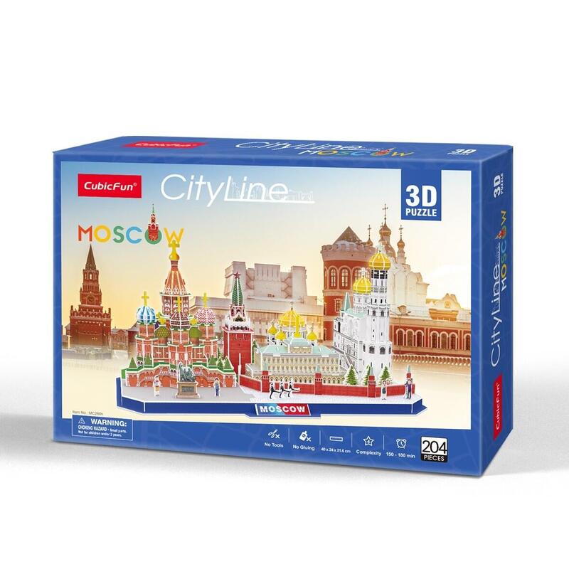 Cubicfun Puzzle 3d City  Line Moscow