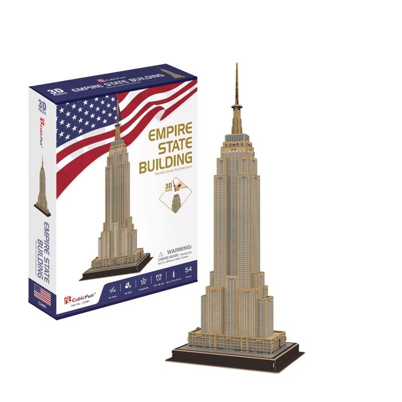 Cubicfun Puzzle 3d Empir E State Building 54 Pcs