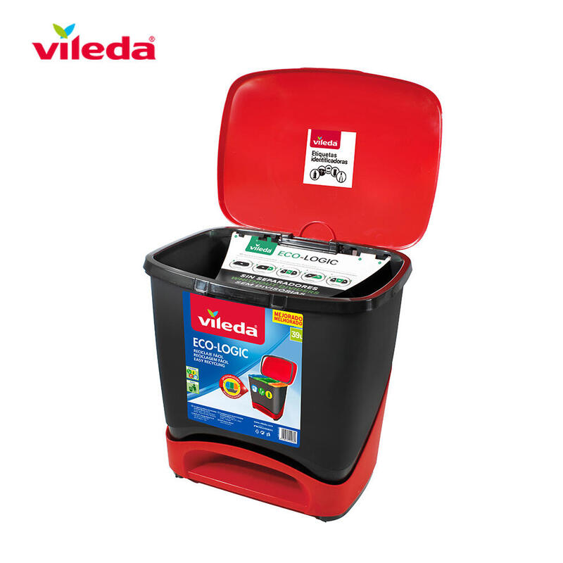 Cubo De Reciclaje Compacto 142239 Vileda (No Incluye Separadores)