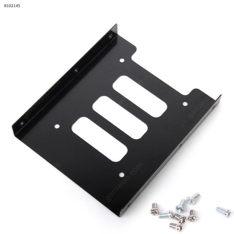 Cubra El Disco Duro Ssd Hdd De 2,5 Pulgadas Al Soporte De Montaje De Bandeja Bahía De Acero Sólido De 3,5 Pulgadas