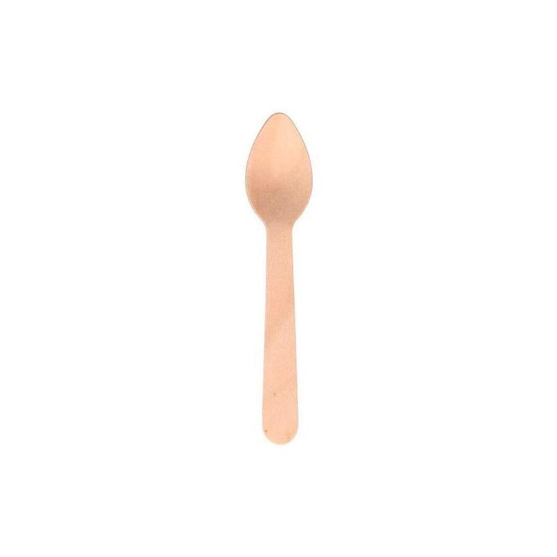 Cuchara Madera 11cm Marrón -100u-