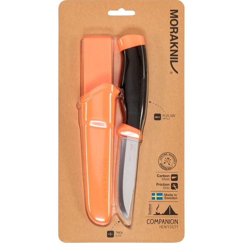 Cuchillo De Compañía Morakniv Heavy Duty Naranja