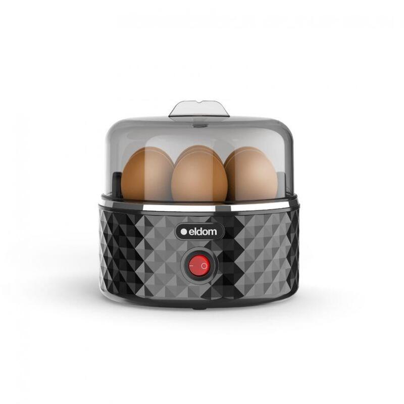 Cuecehuevos Em101c Eldom Eggo, 1-7 Huevos, 380 W, Dureza De Cocion Ajustable