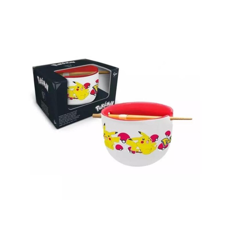 Cuenco De Ramen Con Palillos - Pokemon - Pikachu - 450 Ml