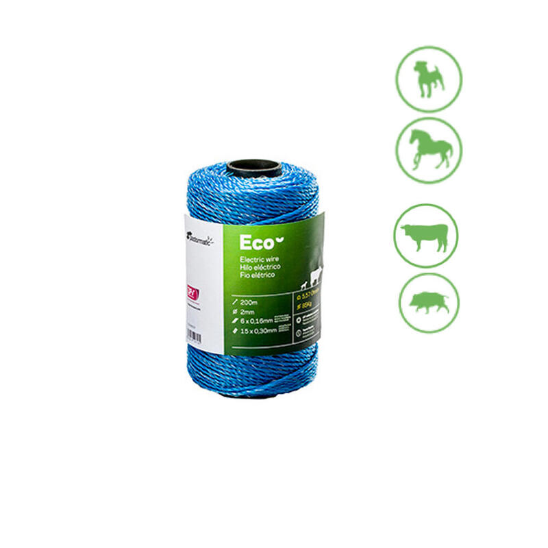 Cuerda Cord Conductor 2mm 200m Pastormatic