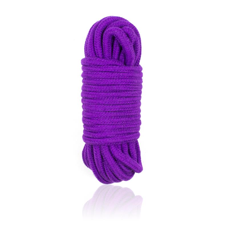 Cuerda De Bondage De Algodón 10 Metros Púrpura