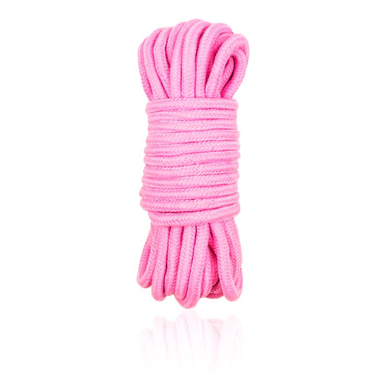 Cuerda De Bondage De Algodón 10 Metros Rosa