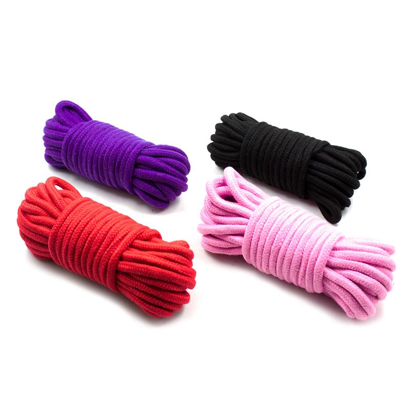 Cuerda De Bondage De Algodón 10 Metros Rosa
