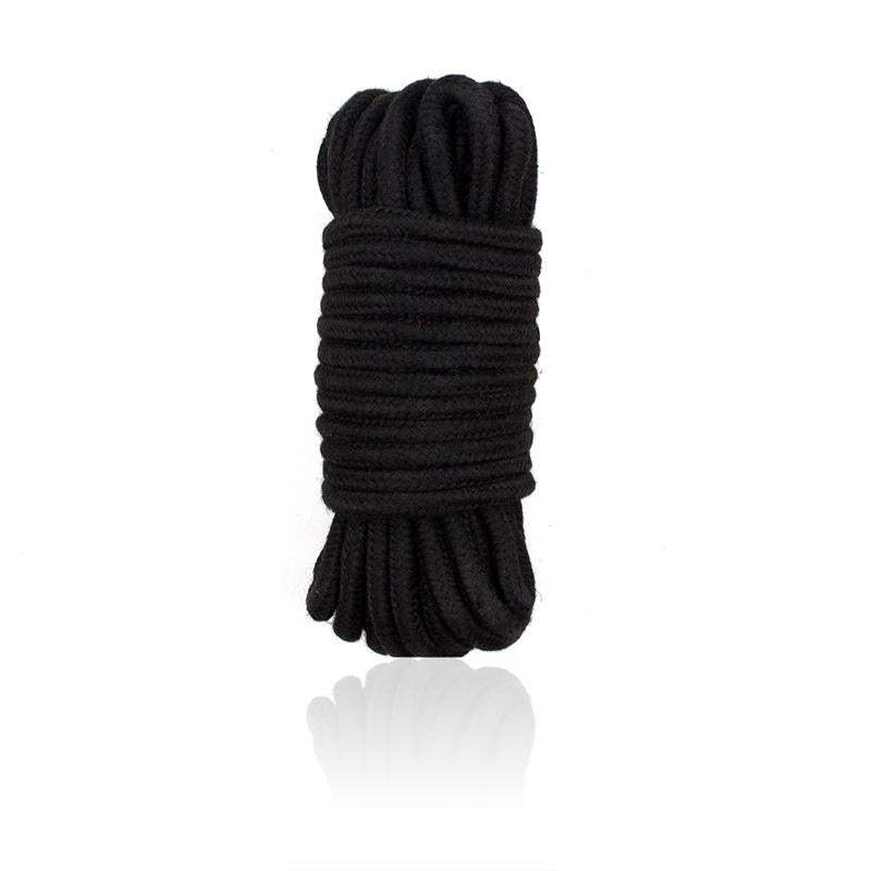 Cuerda De Bondage De Algodón 5 Metros Negro