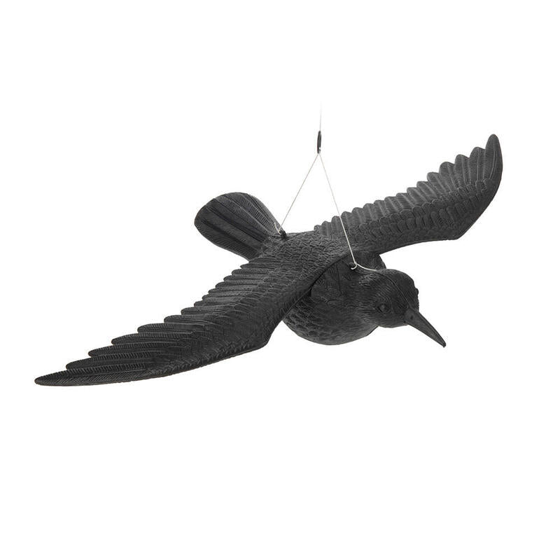 Cuervo Volador De Plástico Ahuyenta Pájaros 58 Cm
