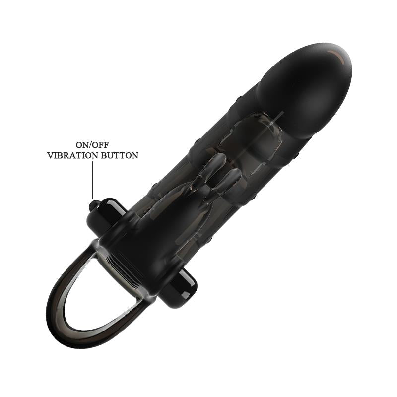 Cuper Funda Para El Pene Con Vibración +4 Cm