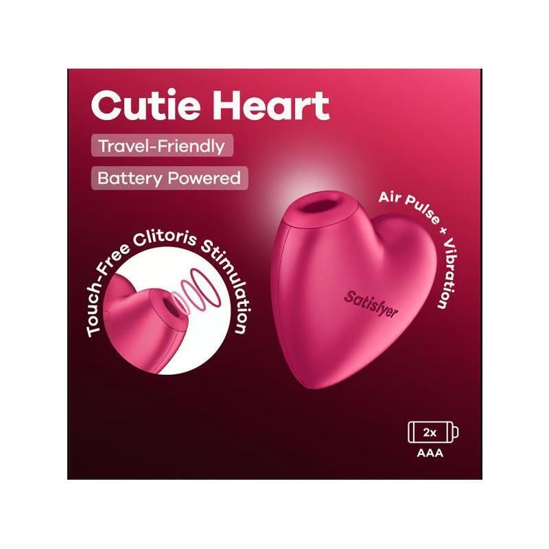 Cutie Heart Succionador De Clítoris Battery Series