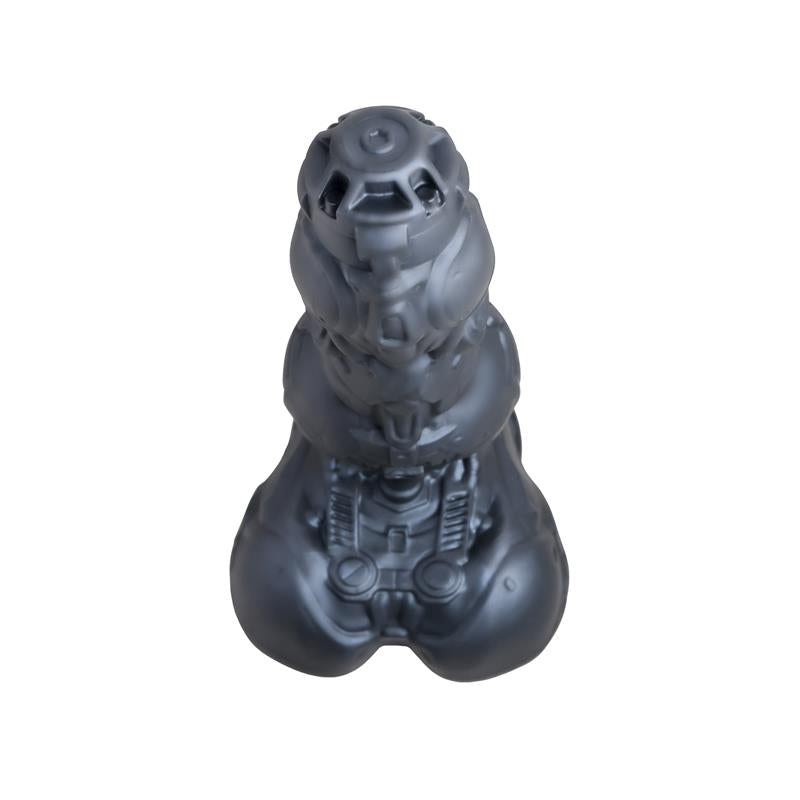 Cyborg Cock Dildo Metal Con Thrusting Y Vibración